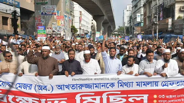 বিএনপি ছেড়ে জামায়াতে যোগ দেওয়ার ক্ষোভেই মেজর আখতারুজ্জামানকে গ্রেপ্তার: মিয়া গোলাম পরওয়ার